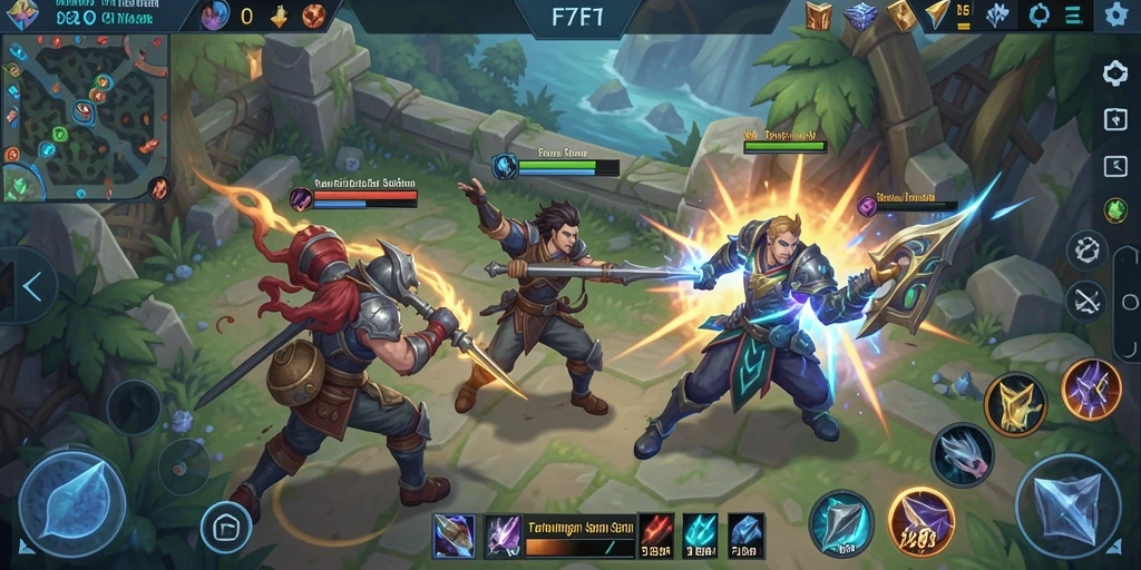 Gameplay seru di F7F7 dengan karakter yang beragam.