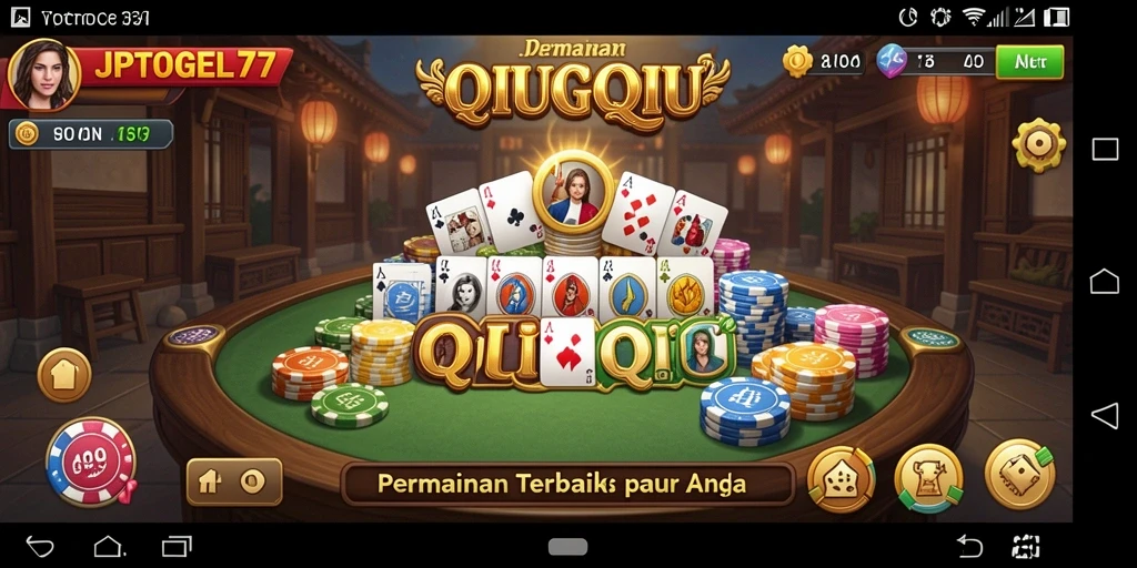 Gameplay seru QiuQiu di JPTOGEL77.
