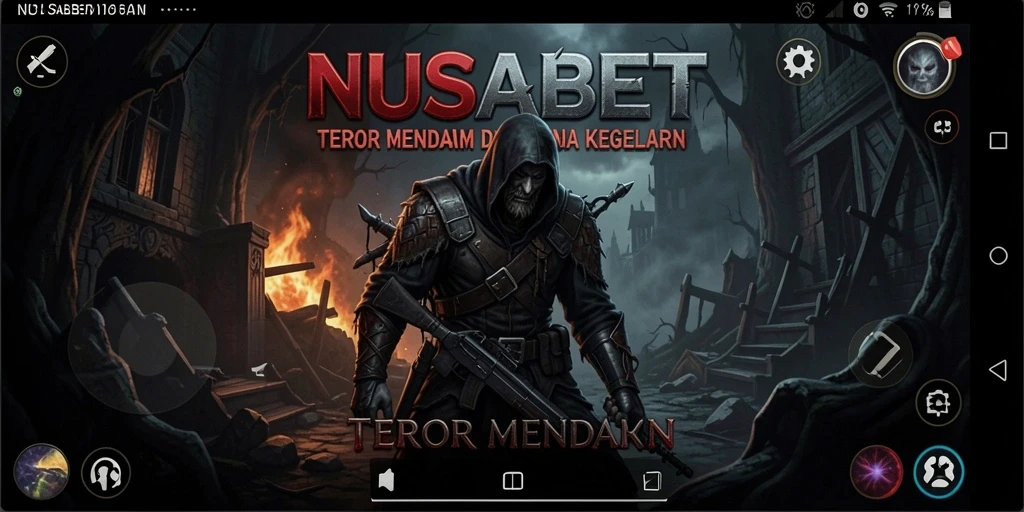 Tangkapan layar gameplay NUSABET yang menunjukkan suasana menegangkan.