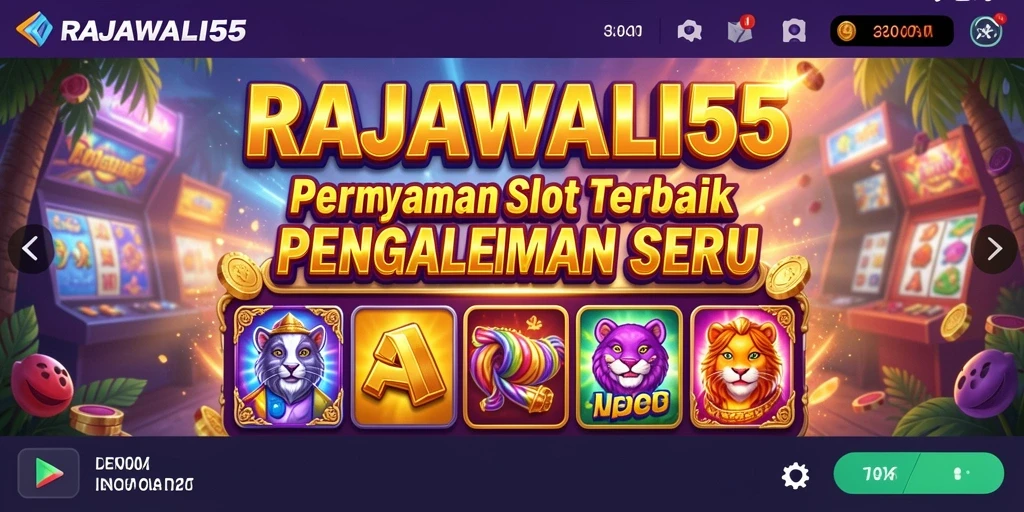 Screenshot RAJAWALI55 menampilkan gameplay Slot yang seru dan menghibur.