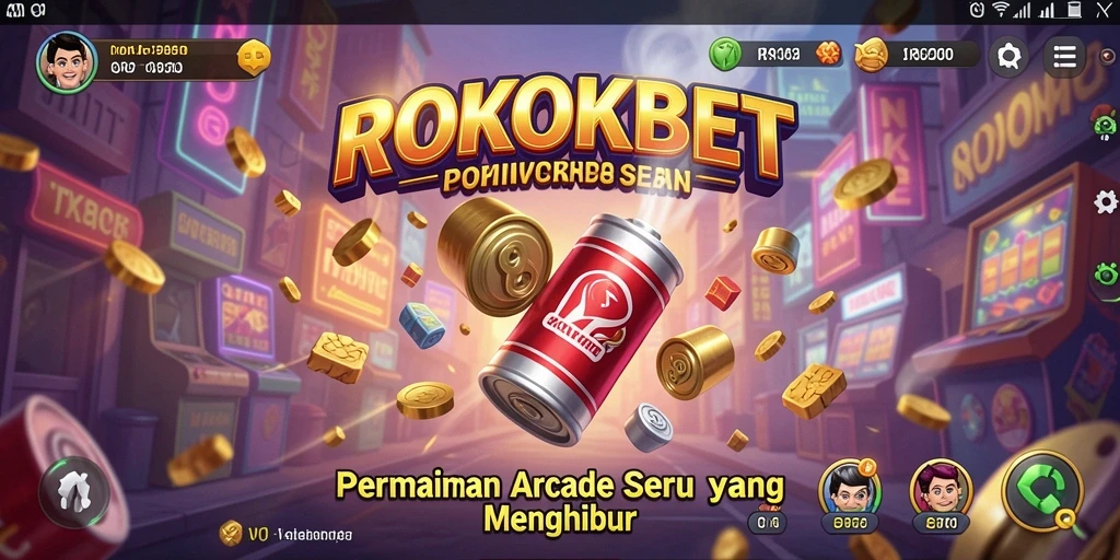 Tangkapan layar ROKOKBET menampilkan aksi gameplay Arcade yang seru.
