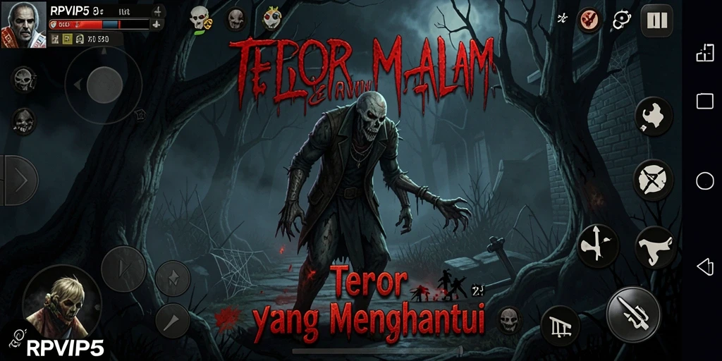 Screenshot menampilkan momen mencekam dalam RPVIP5.