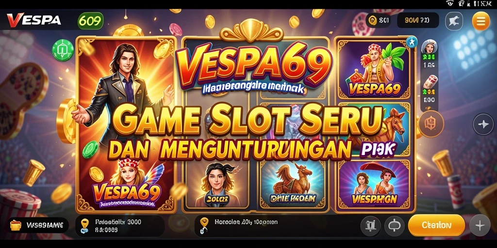 Tampilan menarik dalam gameplay Slot VESPA69.