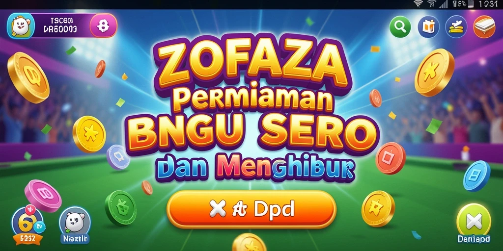 Tampilan gameplay Bingo yang seru dan interaktif di ZOFAZA.